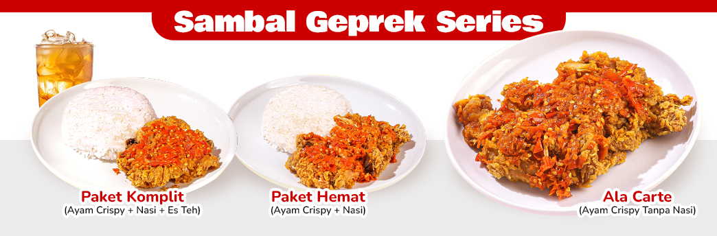 LP (Menu Page - Geprek Series)